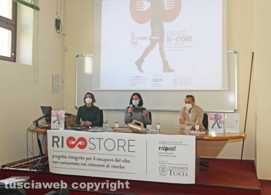 Progetto Ri-Store - Da sinistra: Clara Cicatiello, Chiara Bomarsi e Marco Barbanera