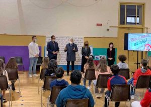 Viterbo - Il sindaco Arena all'istituto Fantappiè