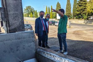 Il sottosegretario Battistoni in visita nella Tuscia