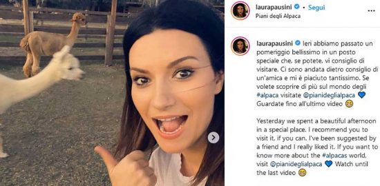 Tarquinia - Laura Pausini ai Piani degli Alpaca