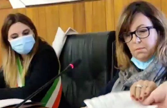 Montefiascone - Consiglio comunale - Giulia De Santis e Carla Mancini