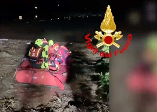 Maltempo in Sicilia - Vigili del fuoco al lavoro