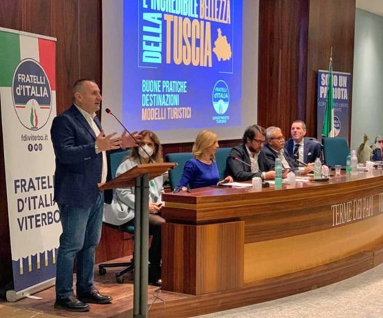Viterbo - Il convegno di Fratelli d'Italia