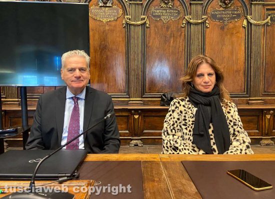 Giovanni Arena e Laura Allegrini