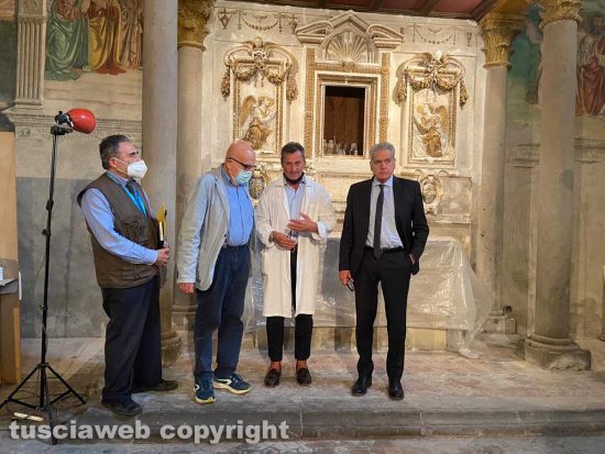 La presentazione dei restauro della cappella Mazzatosta