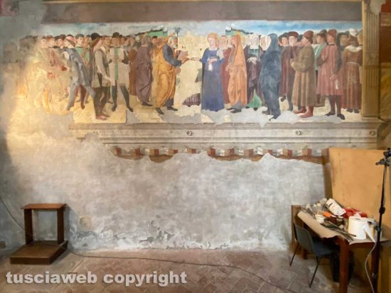 Viterbo - La cappella Mazzatosta