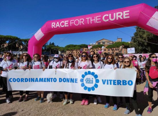 Il coordinamento Fabi donne alla Race for the cure