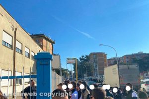 Viterbo - Lo sciopero degli studenti all'istituto Francesco Orioli