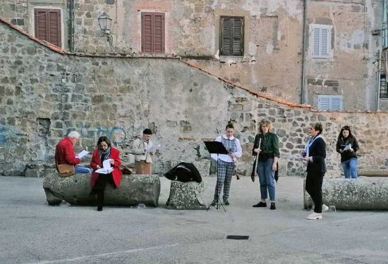 Ronciglione - I sopralluoghi per la passeggiata-racconto
