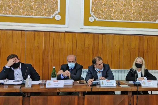 Montefiascone - Consiglio comunale - Manzi, Danti, Ceccarelli e Celeste