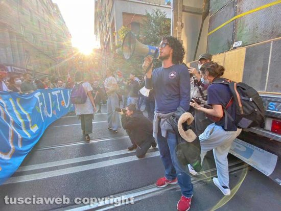 Roma - Manifestanti contro il G20