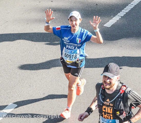 Berlino - Paola Truglio alla maratona di Berlino