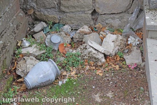 Viterbo - La parte vecchia del cimitero San Lazzaro 