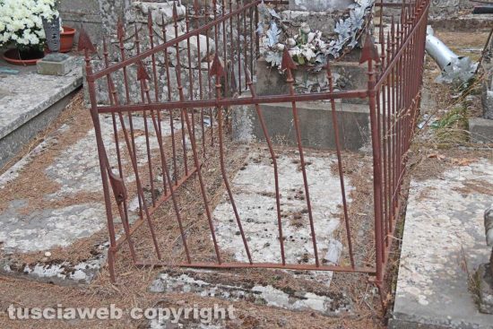 Viterbo - La parte vecchia del cimitero San Lazzaro 