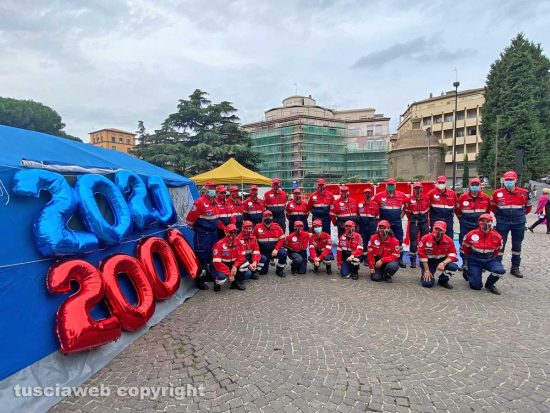 Viterbo - Il nucleo protezione civile dell’associazione nazionale carabinieri di Viterbo 