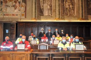 Viterbo - Consegna delle benemerenze per l'emergenza Covid