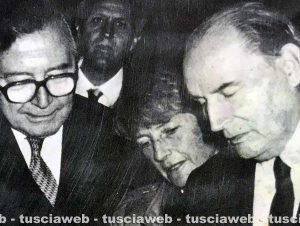 Viterbo - 1991 - Giulio Andreotti e François Mitterrand 