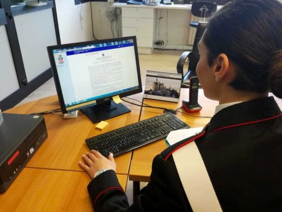 Carabinieri - Truffe online
