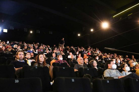 Un’immagine delle sale di proiezione