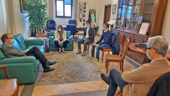Viterbo - L'incontro tra il rettore dell'università e l'amministrazione comunale di Montefiascone