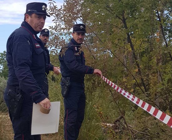 Torricella in Sabina - Sequestrato cantiere - I carabinieri forestali
