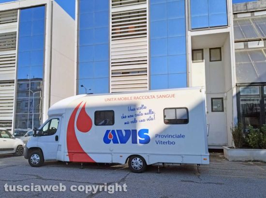 Montefiascone - La donazione di sangue all'istituto Carlo Alberto Dalla Chiesa