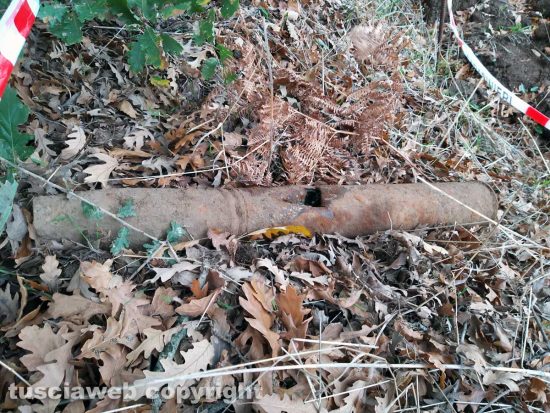 Montefiascone - L'ordigno bellico della seconda guerra mondiale