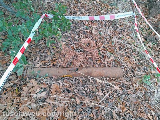 Montefiascone - L'ordigno bellico della seconda guerra mondiale