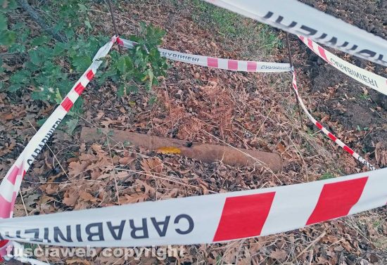 Montefiascone - L'ordigno bellico della seconda guerra mondiale