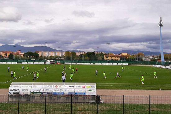 Sport - Calcio - Flaminia - i rossoblù in campo