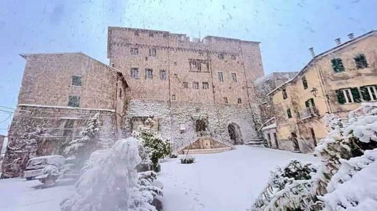 La neve a Onano