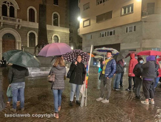 Viterbo - Ddl Zan e diritti lgbtqia+, manifestazione rimandata per la pioggia