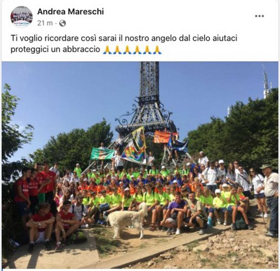 Piansano - Il cordoglio di Don Andrea per la scomparsa di Riccardo Moscatelli