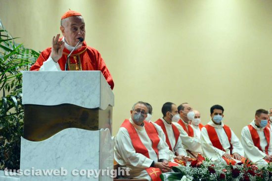 Viterbo - Il cardinale Angelo Comastri