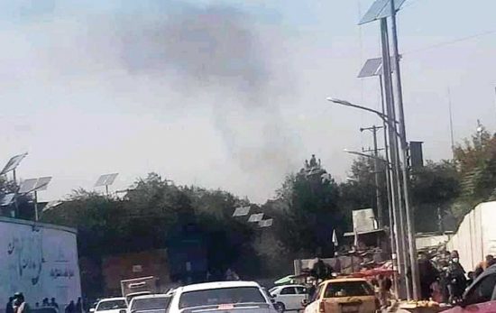 Kabul - Fumo nei pressi dell'ospedale militare Sardar Dawood Khan