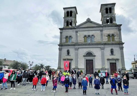 I bambini delle scuole di Bassano in Teverina
