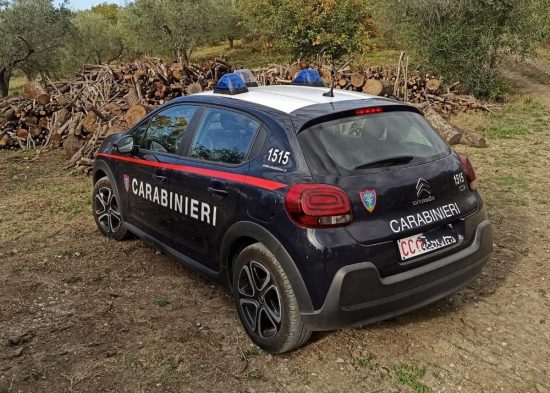 Torricella in Sabina - Sequestrato cantiere - I carabinieri forestali