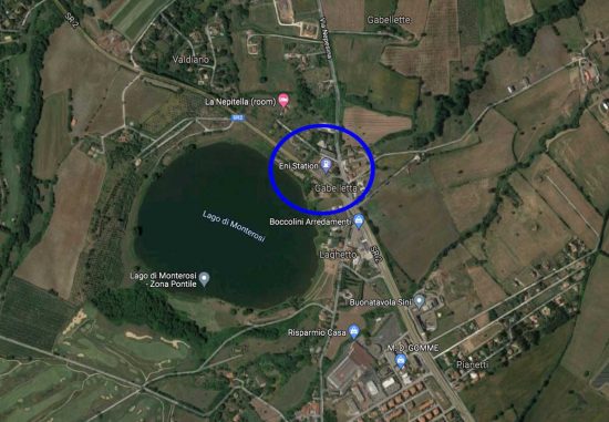 Nepi - Incrocio tra la strada nepesina e la cassia