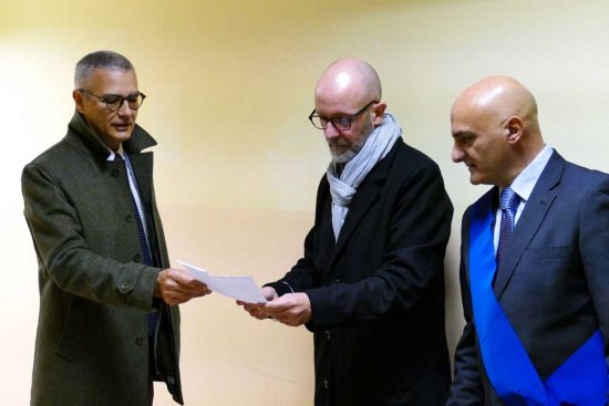 L'aula di informatica della scuola alberghiera intitolata a Marcello Polacchi