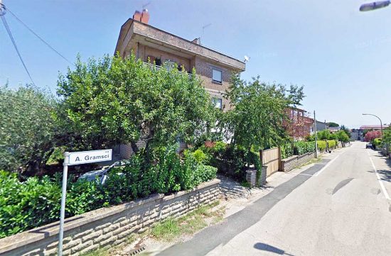 Fabrica di Roma - Via Gramsci in cui è avvenuto l'accoltellamento
