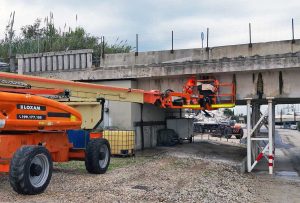 Fiumicino - Lavori Anas al ponte della Scafa