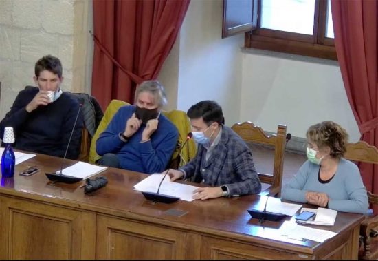 Tarquinia - Consiglio comunale - Banchi dell'opposizione