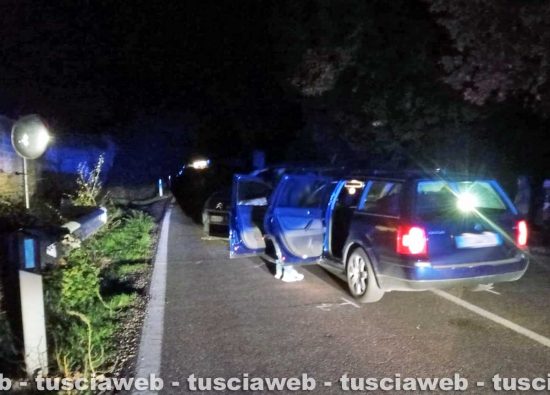 Viterbo - Incidente sulla strada Cimina