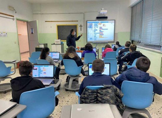  Gli studenti dell'Egidi coinvolti in un progetto di Coding e Robotica educativa