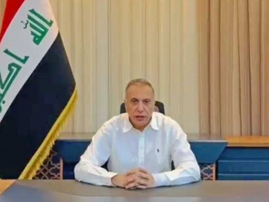 Il primo ministro iraniano Al-Kadhimi 