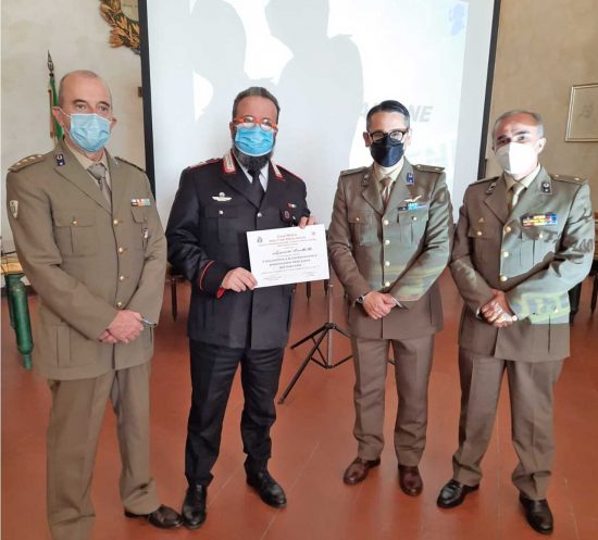 Nepi - Il Comandante Stazione CC Nepi Lgt Armando Accettulli e il Nucleo di Viterbo Corpo Militare CRI