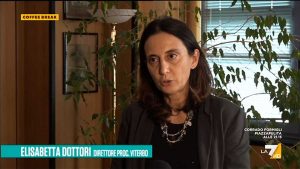 Viterbo - La direttrice amministrativa della procura Elisabetta Dottori intervistata su La7