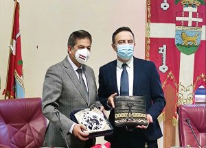 Viterbo - La visita della delegazione di Ecuador e Perù a palazzo Gentili