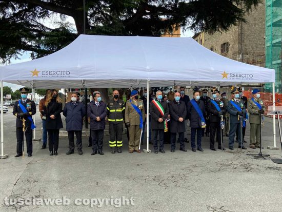 Viterbo - La celebrazione della giornata delle forze armate