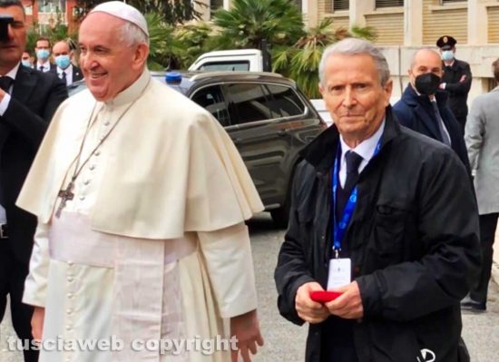 Roma - L'incontro tra Roberto Joppolo e Papa Francesco al Policlinico Gemelli